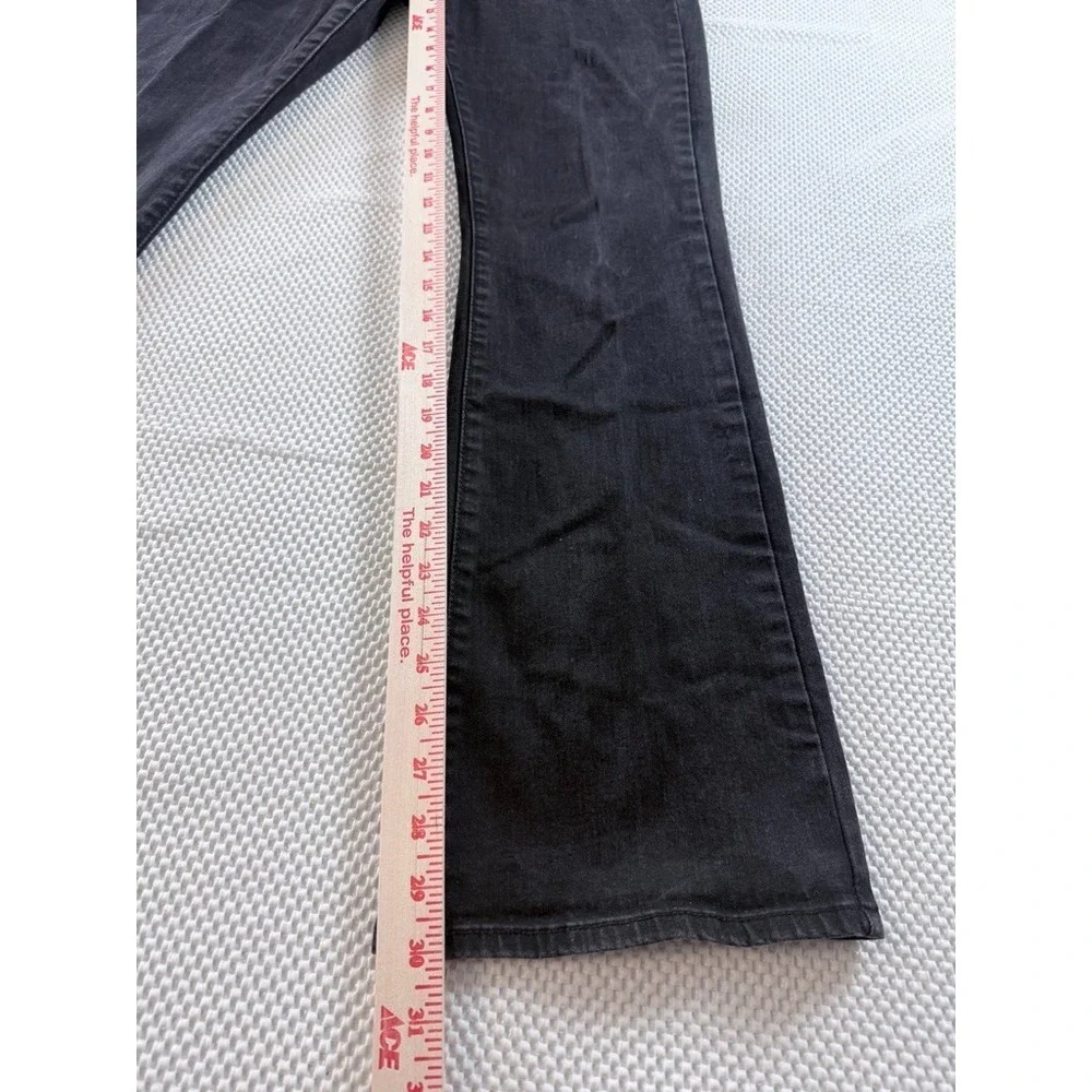 Levi's 518 Slimming Boot Black Jeans Women's W33 L32 Stretch Denim
